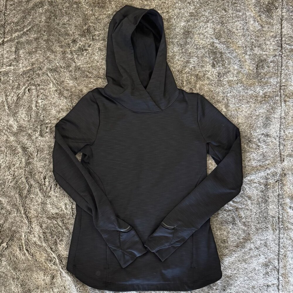Athleta Bootcamp Hoodie Sz XS Black